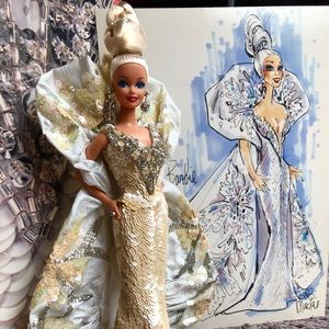 1991 Collectible Bob Mackie Platinum Barbie✨